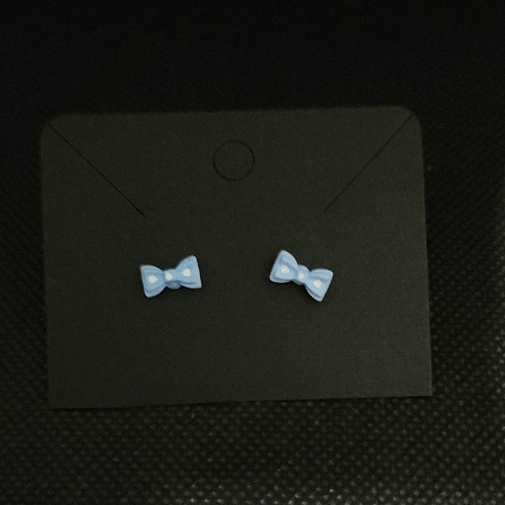5/$25 Blue Bow Earrings